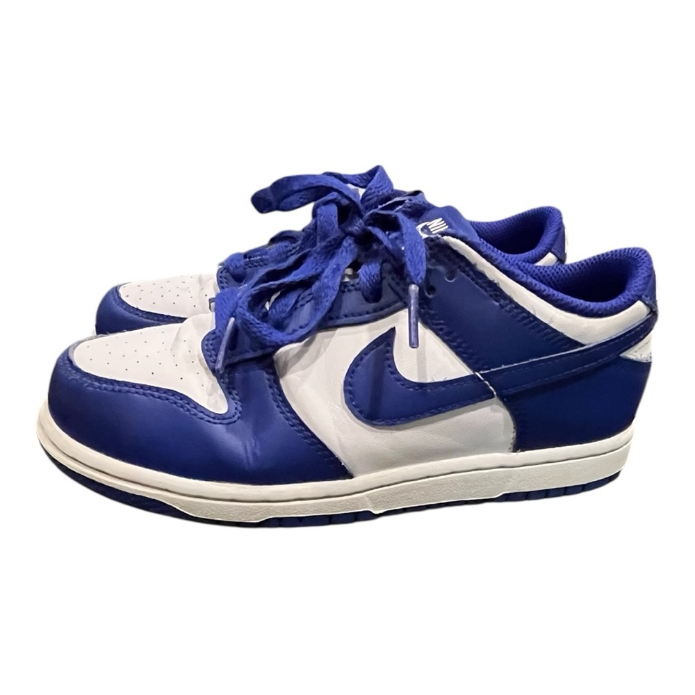 Nike Dunk Low GS White Concord Blue Youth Sneakers Size 2.5Y